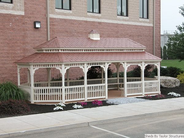 Vinyl Oval Gazebo 9